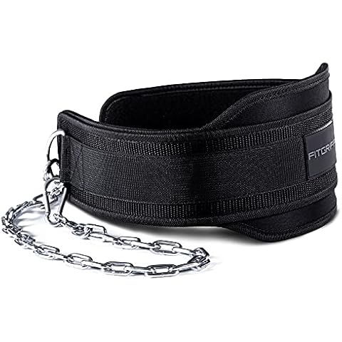 Fitgriff® Dip Gürtel mit Kette + 2 Karabiner Cover