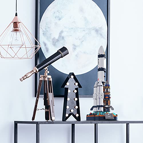 Jmbricklayer Space Rocket Building Sets For Boys 8-14 Adults 70110, Spaceship Exploration Space Toys, Space Shuttle Rocket Ship Collectible Display Model Set, Gifts For Adults Boys Girls Age 8+ #TOP6