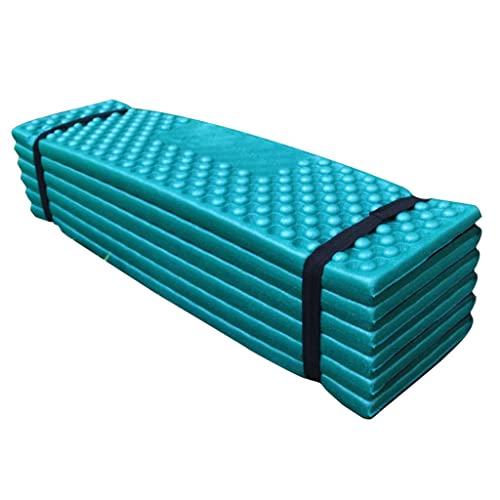 kowaku Colchoneta Plegable para Dormir Colchoneta Plegable Espuma XPE Acolchada Resistente a La Humedad Y Fácil de Llevar Adecuada para Deportes Aventura Des, Verde