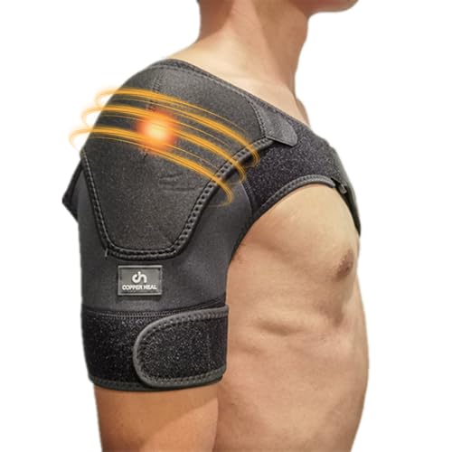 COPPER HEAL - Manga de compressão ajustável com suporte de ombro para homens Suporte para mulheres B