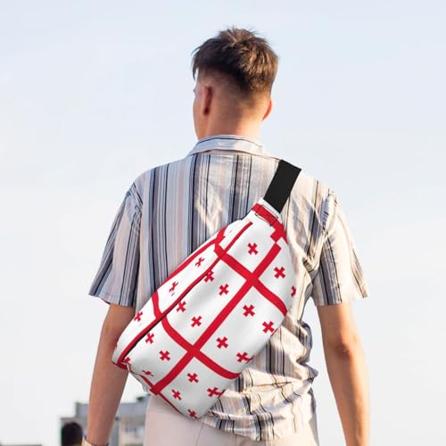 Sac banane de course Géorgie ajustable léger pour ranger clés et mobile - 7