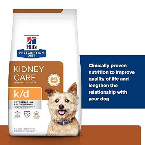 Hill's Prescription Diet K/D Kidney Care With Lamb Dry Dog Food, Veterinary Diet, 17.6 Lb. Bag #TOP4