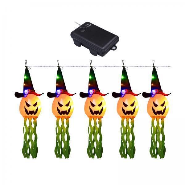 2sets Halloweens Light Atmosphere Decorative Lamp for Porch Patio Tree Bat-image-26