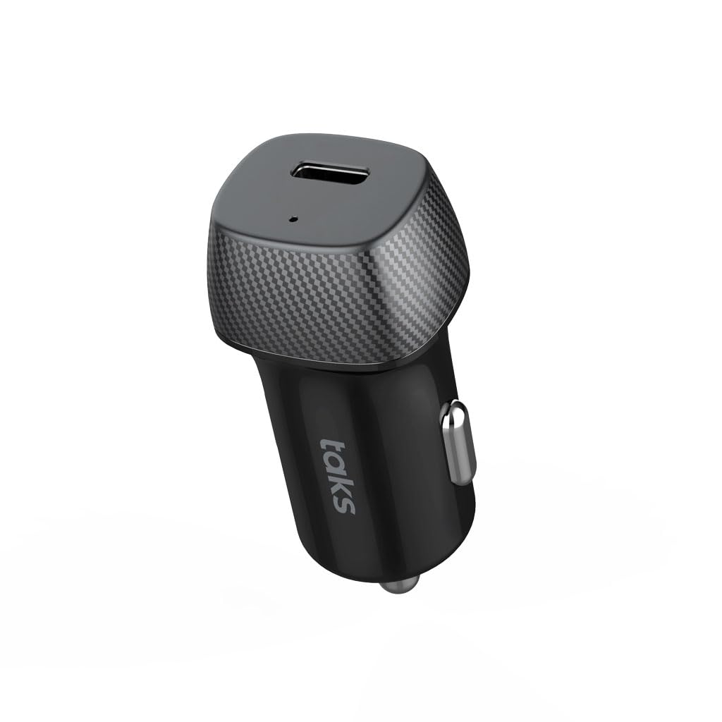 taks CP01 30W PD USB-C Araç Hızlı Şarj Aleti, Siyah 5CP01S