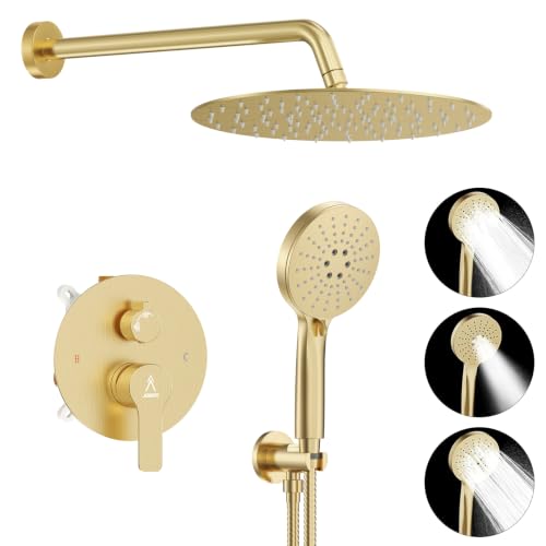 Gold Wall Mounted Shower