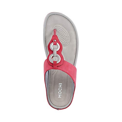 Image of Mochi Women Black Synthetic Sandals (32-9678)