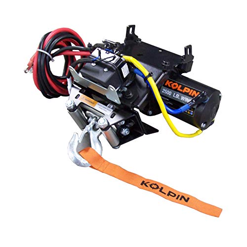 HONDA® ATV KOLPIN QUICK-MOUNT WINCH 2500 LB STEEL CABLE