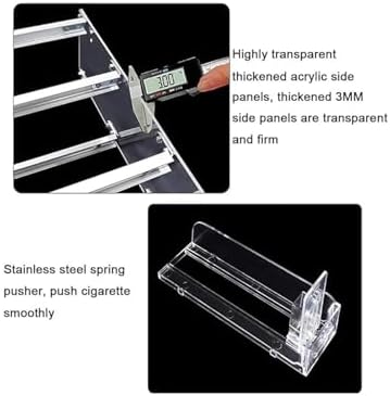 Store Display Rack Wall Mounted Storage Rack Supermarket Convenience Store Automatic Cigarette Rack Space Saving Assembled Display Cabinet,Cigarette Display Case,Acrylic Cigarette Display Ca image 5