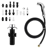 Kitchen Sprayer Chrome,Kitchen Faucet Sprayer, Kitchen Sink Side Sprayer with Spray Head and Hose, Kitchen Sink Sprayer Attachment,Kitchen Water Spray,Spray Head Replacement for kitchen Faucet