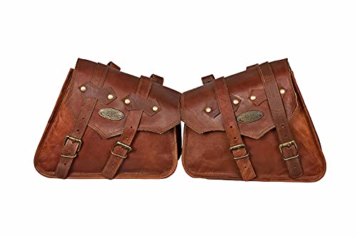 Genuine Vintage Leather Brown Bicycle Leather Bag Bike Saddle Pouch Handlebar Seat Rear Tool Kit Pannier Vintage Retro Gift For Men And Women Set Ojf 3 #TOP1