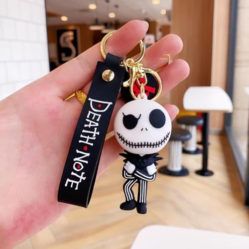 Image of MALKIN Death Note Silicone 3D Keychain | Anime Merch | Rubber Keychains