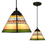 ❦【Lampadario vintage in vetro colorato, perfetto per arredare la tua stanza e creare un'atmosfera rilassante e confortevole.