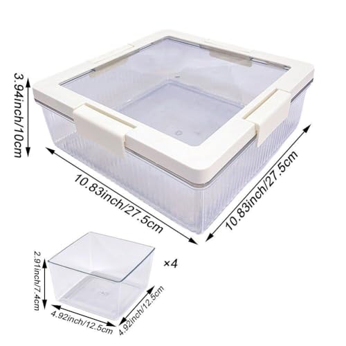 Boîte à bonbons avec compartiments pour éviter les sachets ouverts partout - 8