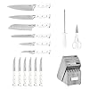 Cuisinart 15-Piece Knife Set with Block, High Carbon Stainless Steel, Forged Triple Rivet, Natural/Gray C77WTR-15PG #1