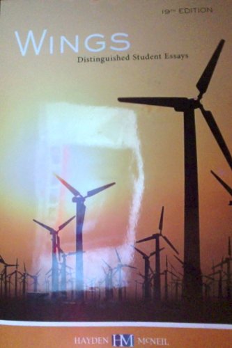 Wings Distinguished Student Essays