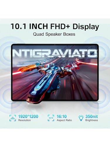 Image of Android Tablet 10.1 inch inch, 4G LTE Dual SIM, 20GB RAM,256GB Storage,Supports Extend 1TB, IPS Touchscreen,Dual Camera, WiFi /WLAN /Bluetooth /GPS,TYD-109pro (Black, 256 GB)