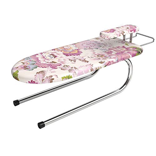 Tabla de Planchar, Tabla de Planchar Plegable for el hogar, con elevación, Escritorio, en Forma U, Funda y Brazo Multifuncional(E)