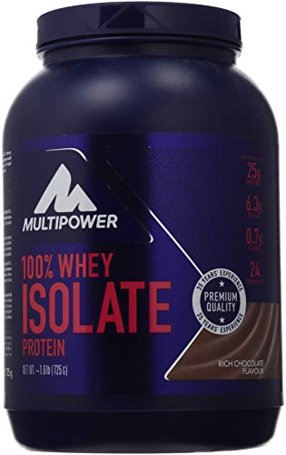 Multipower 100% Whey Isolate Protein, 725 g Dose (Rich Chocolate)