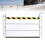  ExkaTe Barrière de Protection Contre Les inondations, Porte de barrière de Protection Contre Les inondations en Plein air pour Service d\'incendie, matériau léger en Aluminium, étanche à l\'eau, 100x