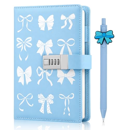 Fournitures scolaires stylées : journal avec serrure pour filles et esthétique coquette