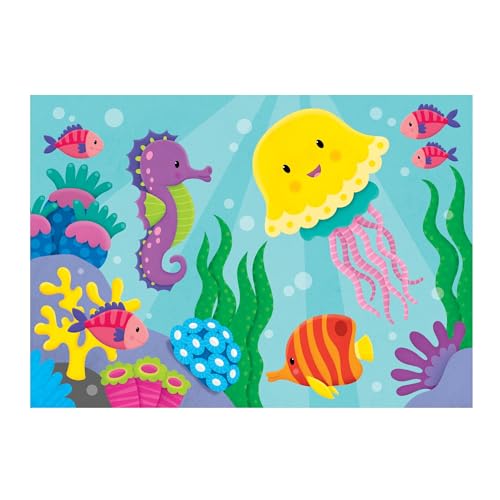 Galt, 4 Puzzles in a Box - Ocean, Jigsaw Puzzles for Kids, 4,6,8 and 12 piece puzzles, Ages 18 months Plus - Image 2