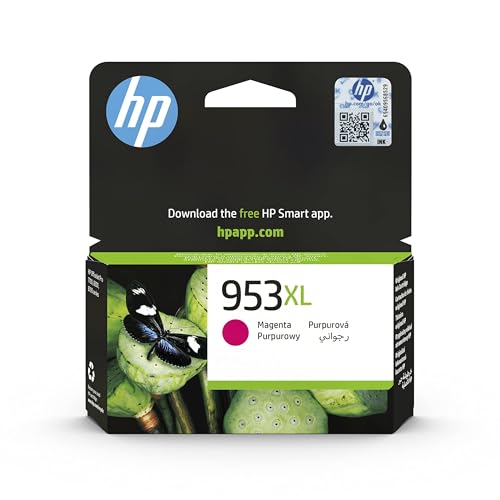 HP 953XL (F6U17AE) Original Druckerpatrone Magenta mit hoher Reichweite für HP OfficeJet Pro 77xx, 82xx, 87xx