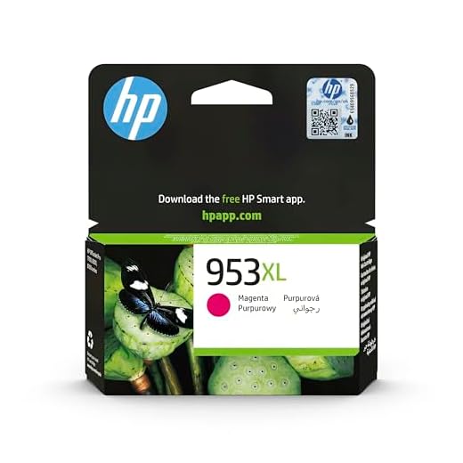 HP 953XL (F6U17AE) Original Druckerpatrone Magenta mit hoher Reichweite für HP OfficeJet Pro 77xx, 82xx, 87xx