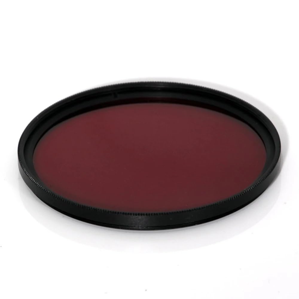 Filtro de Grado óptico infrarrojo de Lente de cámara infrarroja IR65 650nm de 39mm-82mm (Size : 39mm)