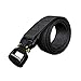 WOLF TACTICAL Quick-Release EDC Belt - Tactical Military 1-Ply Nylon Web Belt for Outdoor Sports Adventures Emergency Rescue Hunting Wilderness Concealed Carry CCW Holsters (Black, M (32-35))