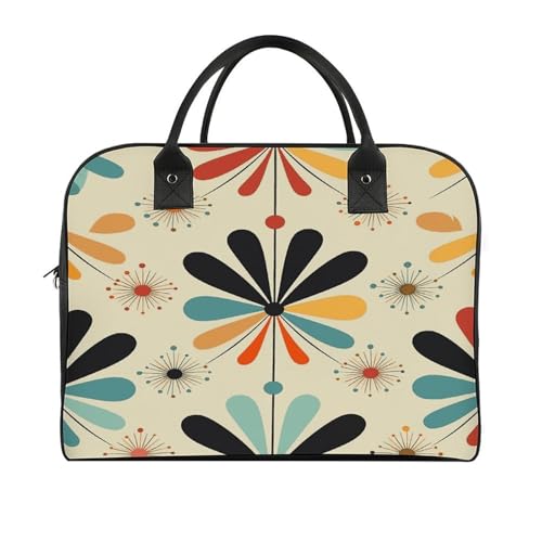 Bolso Retro Moderno Tote de Nylon con Correa Ajustable miniatura 3