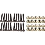 Moroso 46160 Wheel Studs and Speedway Motors Single Sided Steel Lug Nut Kit, Includes 20 Wheel Studs and 20 Lug Nuts, Fits GM Disc Brake and Early Drum Brake Applications