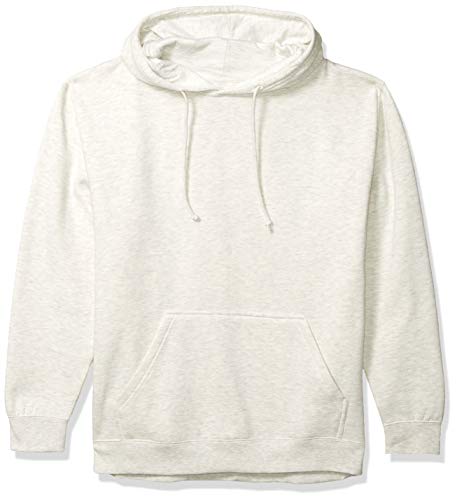 Soffe Heavy Hoodie Sweatshirt, Oatmeal Heather, Medium