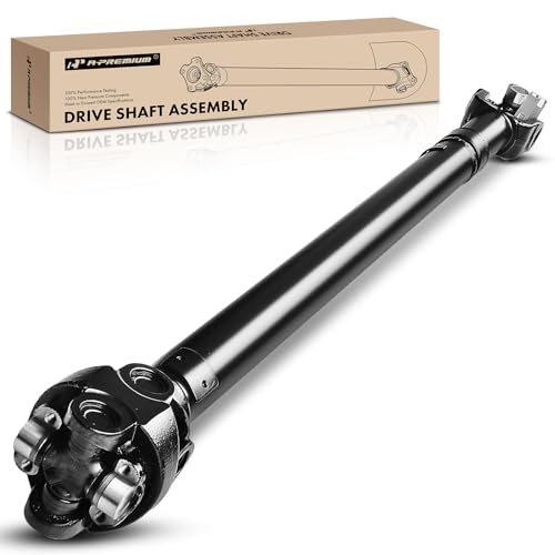 A-Premium Front Complete Drive Shaft Prop Shaft Driveshaft Assembly Compatible with 2003-2006 Jeep Wrangler 2003 2004 2005 2006 L4 2.4L, [4WD, Manual Transmission], Replace# 52853402AB, 52853402AD