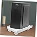 Lurrose Mobile Computer Tower Stand Wheels CPU Holder for Easy Movement and Airflow Under Desk Firm and Stable Design Suitable for Home and Office Use