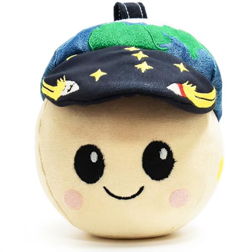 Dlishka Rise Plüschtier Süßes Planeten Kuscheltier als Gravity Mascot Weiches Erde Stofftier inspiriert von der Artemis 2 Mission Kawaii Plüschfigur für Kinder & Erwachsene (5.9IN)