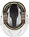 Rawlings | MACH HI-VIZ Fastpitch Softball Batting Helmet | Face Guard Attached | White | Junior - 6 3/8