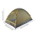 predolo Two Person Tent for Camping with Quick Setup and Wind Resistance, Green
