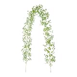 Worparsen Garlands di edera Artificiale - Lunghezza 175 cm, Piante sospese Decorazioni Foglie finte per Esterno Interno, Arredamento la casa più vegetazione in Finta Vite Soggiorno e da Blu
