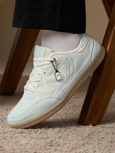 Image of The Souled Store Kanso V2: Men and Boys Low Top Sneakers | Premium Suede Trainer with Cushioned Insole, Retro Gum Outsole & Lace-Up Closure
