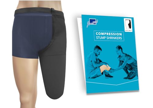 Image of Prosthetic Stump Shrinkers with Belt - Above Knee, 35cm, Compression, Amputee Socks, 20-30, Daily use, Taiwan Excellence M