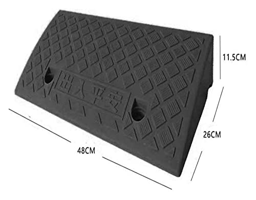 Rampas para motocicleta de plástico 48x26x11.5 cm negro y amarillo miniatura 2