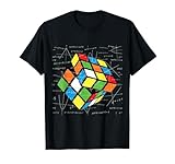 魔法の立方体、物理学、数学、オタク、立方体のデザイン Tシャツ