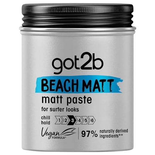 6 x Schwarzkopf Got2b Beach Matt Surfer Look Matt Paste 100ml by Schwarzkopf