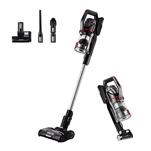 Eureka Lightweight Cordless Vacuum Cleaner Convenient for Home Hardfloor Low-Pile Carpet,Rechargeble Handheld Stick Vac with Powerful BLDC Motor & LED Headlights,Pet Friendly,Altitude Pro NEC580C,Red by EUREKA - Used condition - CA$177.44