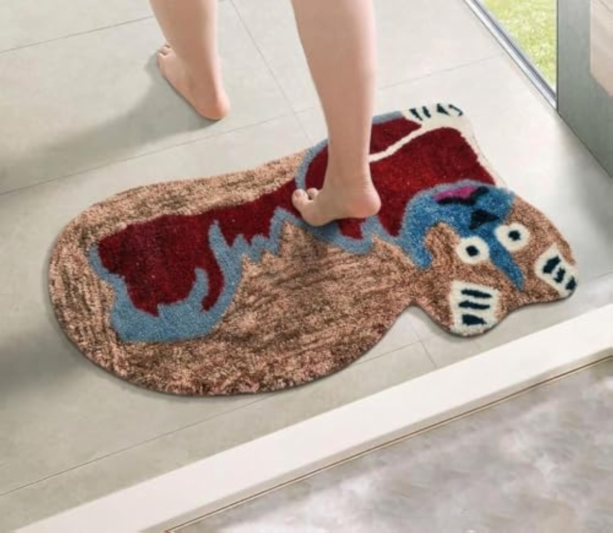 Handcrafted Woolen Heavy Duty Bath Rug