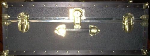 Biltmore Trunk 32" Footlocker Camp Trunk with Tray - Black