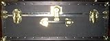 Biltmore Trunk 32" Footlocker Camp Trunk with Tray - Black