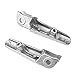 VPZMT Front Foot Pegs Footrests Pedals for Honda CBR 600RR 2003-2023, CBR 1000RR 2004-2023, CB1000R 2008-2023 (Front-White)