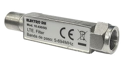 Filtre LTE pour antennes, F Femelle à F mâle, améliore Le Signal, réduit Les interférences, idéal pour Les systèmes de Communication et de radiofréquence.