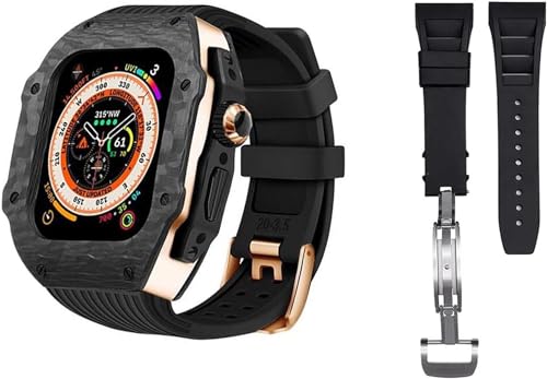 Bracelet montre fibre de carbone SCHIK pour le quotidien 49mm